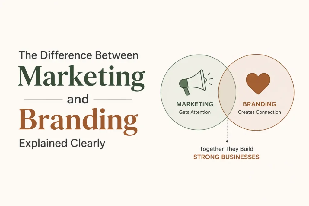 marketing vs branding