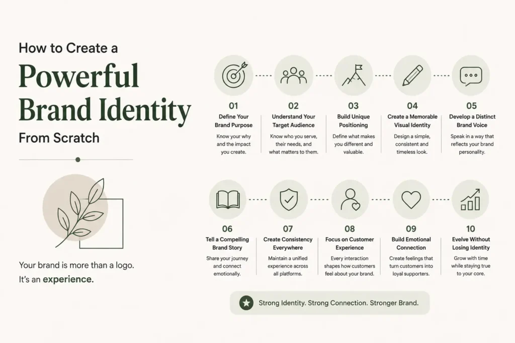 how to create a brand identity