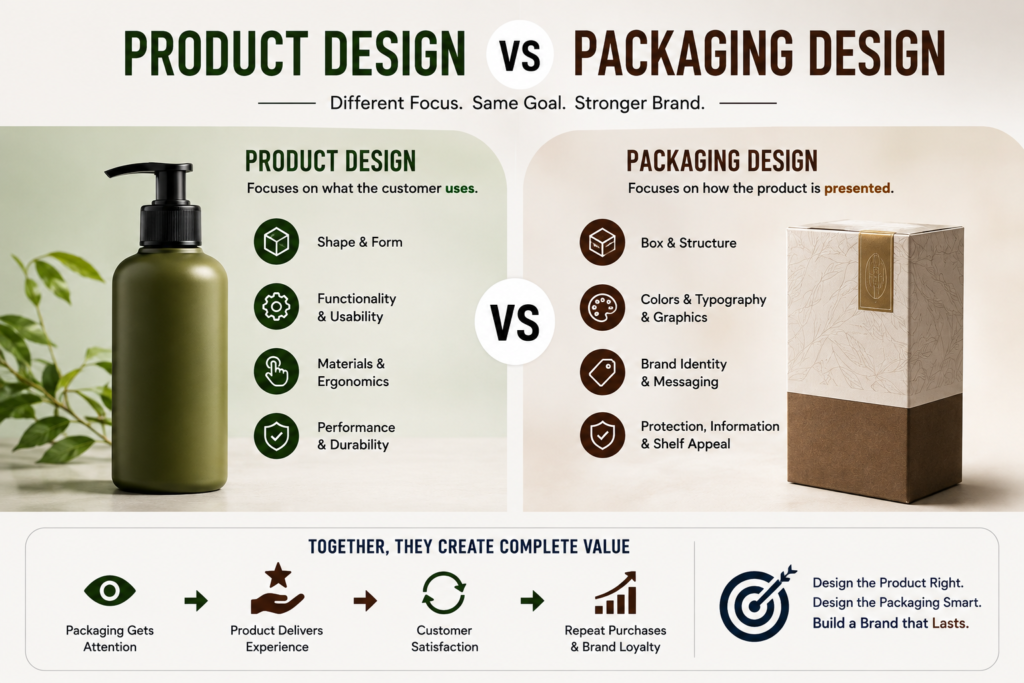 product design and packaging design