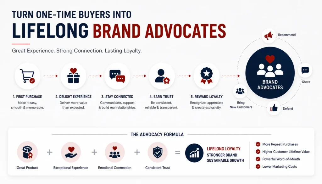 turn buyers into brand advocates